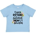 thumbnail image 3 of Inktastic Happy Birthday to the Sweetest Mom in the World Girls Baby T-Shirt, 3 of 5