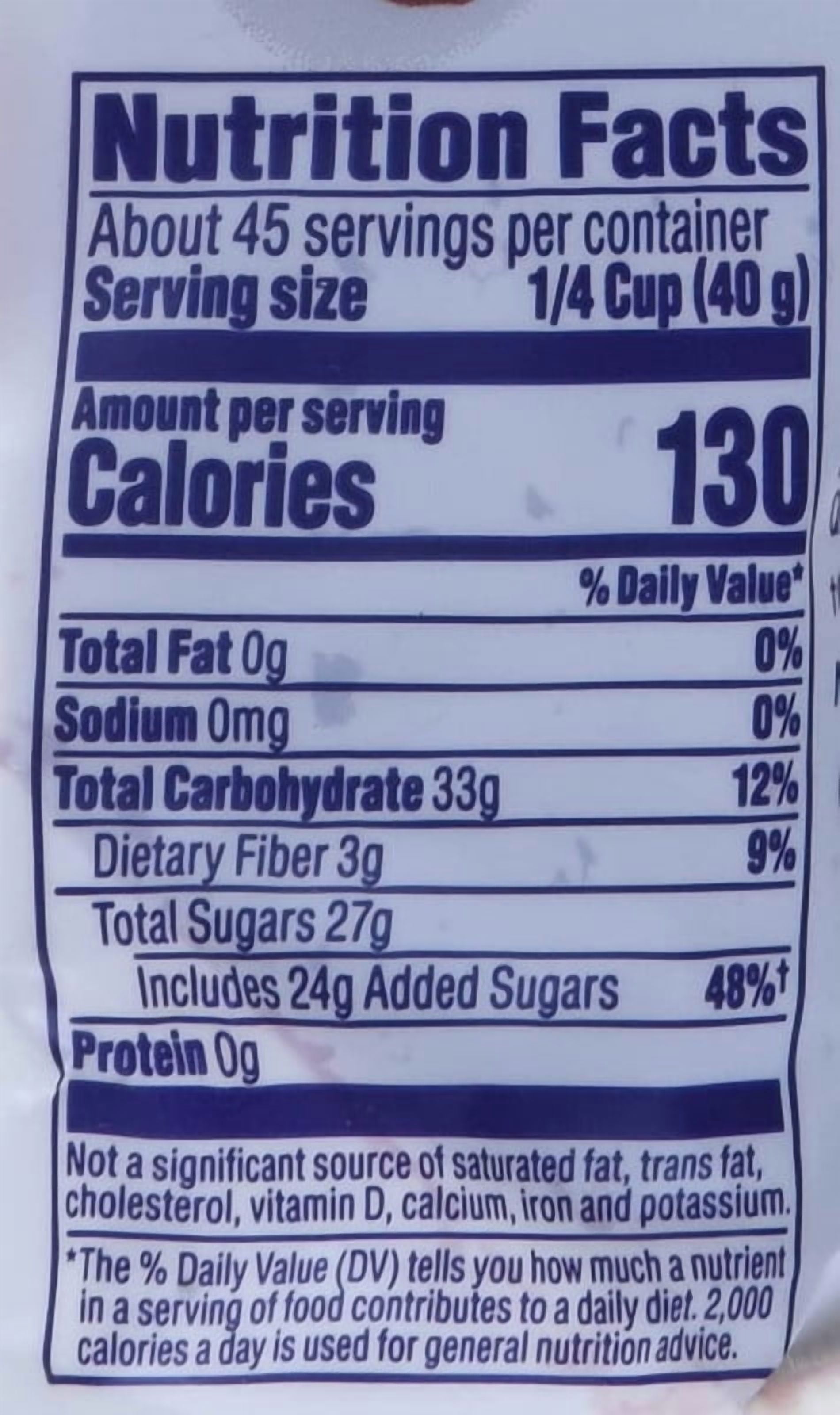 Ocean Spray Craisins Whole Dried Cranberries, 64 oz each bag. Pack of 2 bags.