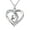 Silver, variant on Guodhu Mother and Daughter Son Love Heart Pendant Necklace Mothers Day Gifts for Women Silver Plated Jewelry Gifts for Grandmother Mom Daughter Wife