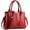 Wine Red, variant on CoCopeaunts Women Fashion Purses and Handbags Shoulder Tote Bags Top Handle Satchel for Women