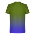 thumbnail image 6 of Wavsuf Graphic T Shirts Men Tees Short Sleeve Fashionable Button T Shirt Army Green Size L, 6 of 6