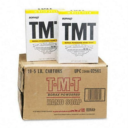 Dial 02561CT Boraxo TMT Powdered Hand Soap- Unscented Powder- 5lb Box- 10/Carton