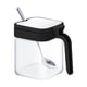 thumbnail image 1 of Toystoory Juego de tarros de condimentos, Control de cocción saludable de vidrio espesado y alto para botella de vidrio transparente Cocina y Comedor negro, 1 of 6