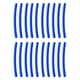 thumbnail image 2 of 2x reflectante Universal de rueda , s de advertencia, antiarañazos de seguridad para llanta , Zulema Etiqueta engomada del borde del neumático de coche, 2 of 8