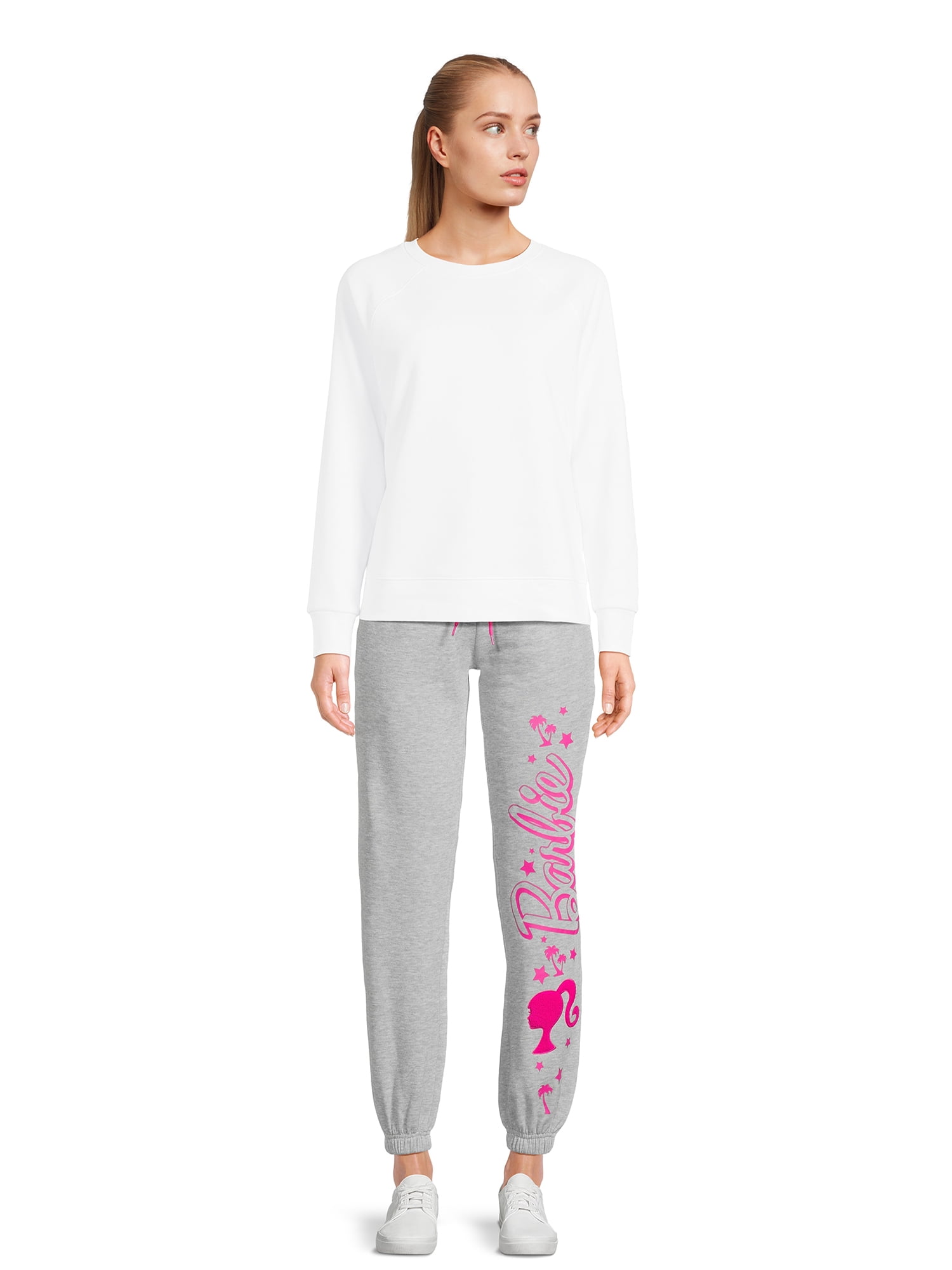 Barbie Juniors’ Graphic Jogger Pants, Sizes XS-XXXL