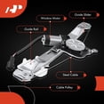 thumbnail image 6 of A-Premium Power Window Regulator with Motor Compatible with Pontiac G6 2005-2010 Rear Driver Side, 6 of 9