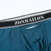 TANBOM Men's Backless Briefs Nylon Underwear Pack Green L 1-Pack