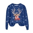 thumbnail image 4 of Futezty Christmas Print Sweatshirt Sweatshirts for Women Merry Gifts, 4 of 4