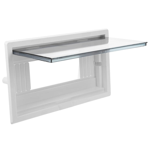 OULII Outdoor Breaker Box Panel Electrical Distribution Panel Weatherproof Plastic Cover Durable for Residential Use