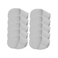 thumbnail image 4 of Funda protectora de cuero PU Zulema para cabeza de palo de Golf 10 piezas Gris, 4 of 8