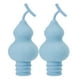 thumbnail image 2 of 2 tapones de corcho reutilizables con forma de calabaza para botellas de champán Azul, 2 of 7
