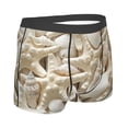 thumbnail image 4 of Uemuo Starfish and Sea Shells Pattern Men's Boxer Briefs,Trunk Anti-Chafing,Comfortable, Durable, and Stylish Underwear-Small, 4 of 9