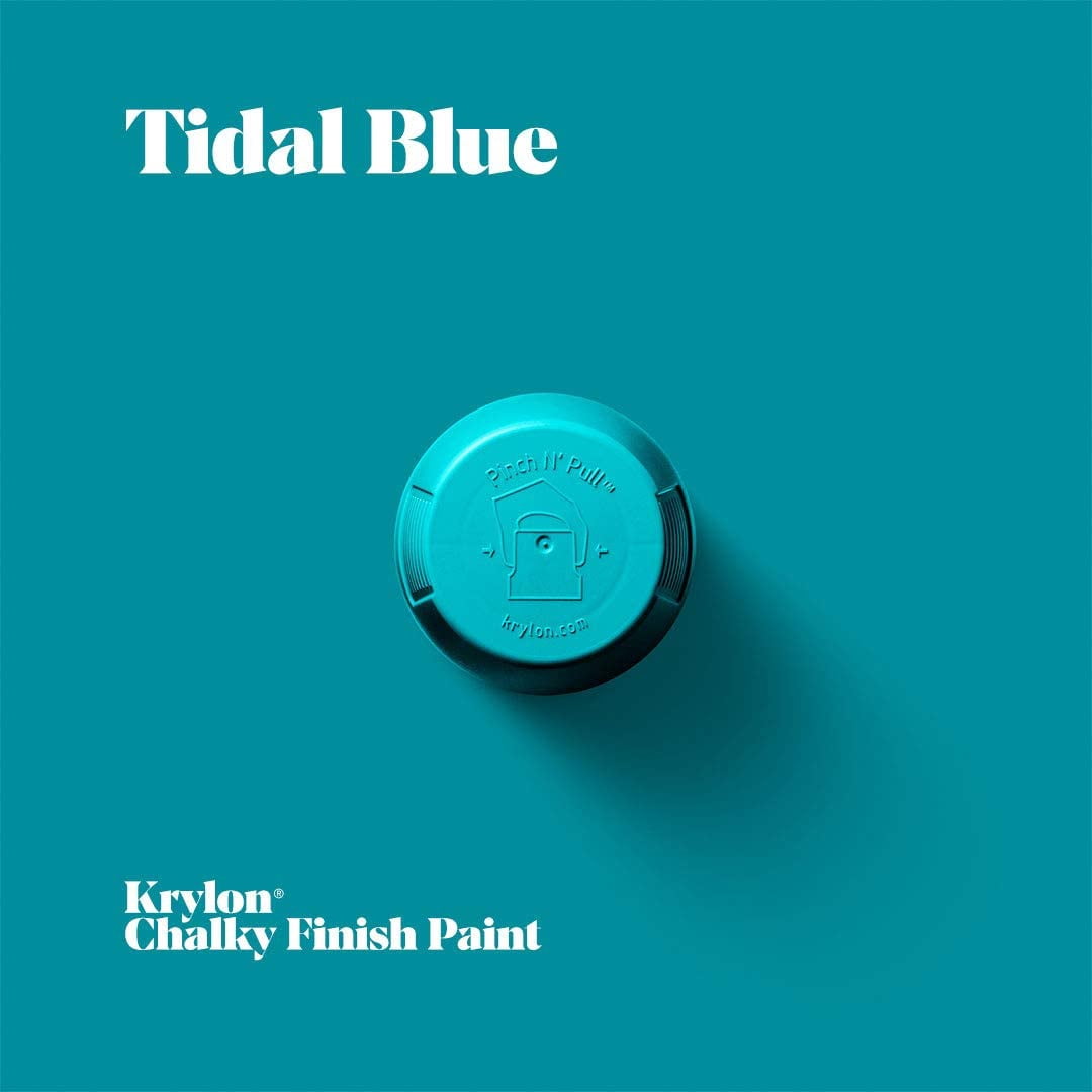 Chalky Finish Aerosol Spray Paint 12oz-Tidal Blue