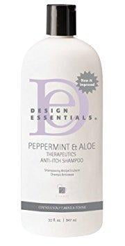 design essentials peppermint &amp; aloe therapeutics anti-itch shampoo 32oz