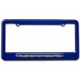 thumbnail image 1 of Fallen But Not Forgotten, Thin Blue Line Police License Plate Tag Frame, Multiple Colors, 1 of 1