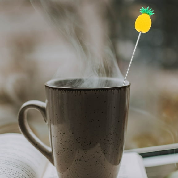 WHAMVOX 5Pcs Reusable Drink Stir Stirrers Coffee Stir Sticks Swizzle Sticks for Cocktails Drink Accessories