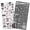 MS06, variant on Nails Stamp Templates Christmas Series Nails Plates Manicuring Print Stencils Snowflake Nails Stencil Stamp