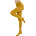 thumbnail image 1 of CozyWow Medias con base semiopacas de color sólido suave 80D resistentes a la carrera, cintura alta, 1 of 4
