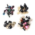 thumbnail image 4 of Yeux et Nez en Plastique avec Rondelles Poupée en Peluche Ours en Peluche Animaux en Peluche Accessoires de Jouet Bricolage, 4 of 14