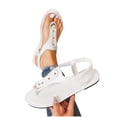 thumbnail image 5 of Bkhluea Women Flip Flop Sandals Elastic Slingback Metal Accent Shoes Comfortable For Beach Travel Casual Daily Outdoor, 5 of 7