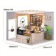 thumbnail image 2 of Coffee Shop 3d Three-dimensional Puzzle Diy Handmade House Assembly Model Gift For Girls Kids Toy Girls, 2 of 4