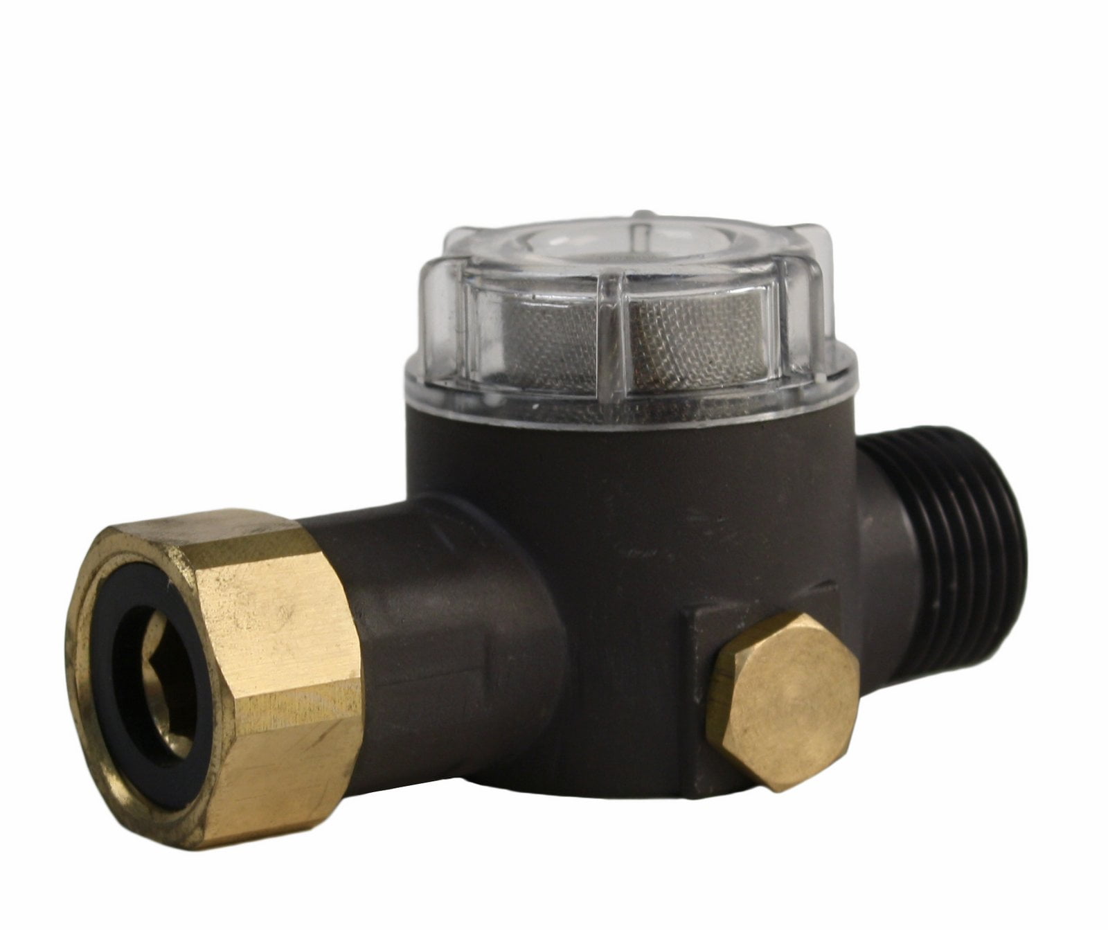 Erie Tools Aluminum Water Inlet Filter with Stainless Screen for