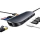 thumbnail image 1 of HUB USB-C 8 En 1 HDMI 4k Sd Ethernet Usb 3.0 Para Mac Ipad Negro., 1 of 8