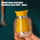 thumbnail image 5 of Mejor juego de botellas de vidrio recargables para especias con tapas y estante de acero inoxidable para cocina, camping y autocaravana, 5 of 6