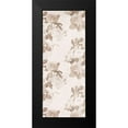thumbnail image 2 of Villa, Milli 8x14 Black Modern Framed Museum Art Print Titled - Sepia Flower Pattern, 2 of 5
