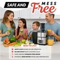 thumbnail image 5 of Gourmia 6 Speed Digital Juice Extractor with Wide Chute, Pulse & Self-Clean Mode, 5 of 9