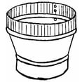 thumbnail image 2 of Imperial Manufacturing Group Galvanized Steel Duct Increaser - 3 In. x 4 In., 2 of 3