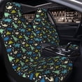thumbnail image 2 of Zufioo Dinosaur Print Car Seat Protectors, SUV, Truck, Van Seat Covers - Strap Design, High Elasticity and Dustproof, Car Interior Protectors Auto Parts-2 PCS, 2 of 9