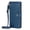 Darkblue, variant on Dteck Crossbody Wallet Phone Case for iPhone 12 Pro / 12 6.1", 5-Card Holder Zipper Strap Lanyard PU Leather Shockproof Cover,Red