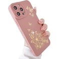 thumbnail image 1 of Compatible with iPhone 13 Pro Max Case, Butterfly Pattern with Side Plated Heart Pattern Soft Silicone Shockproof Full Camera Lens Cute Case for iPhone 13 Pro Max for Women Girl,Blue, 1 of 7