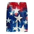 thumbnail image 5 of UVEASISHA American Flag Sweatsuits for Men 2 Piece Shorts Set 4th of July Tie Dye Print Tshirt and Short Pant Matching Sets Summer Casual Beach Outfits with Pockets Multicolor#2 4XL, 5 of 8