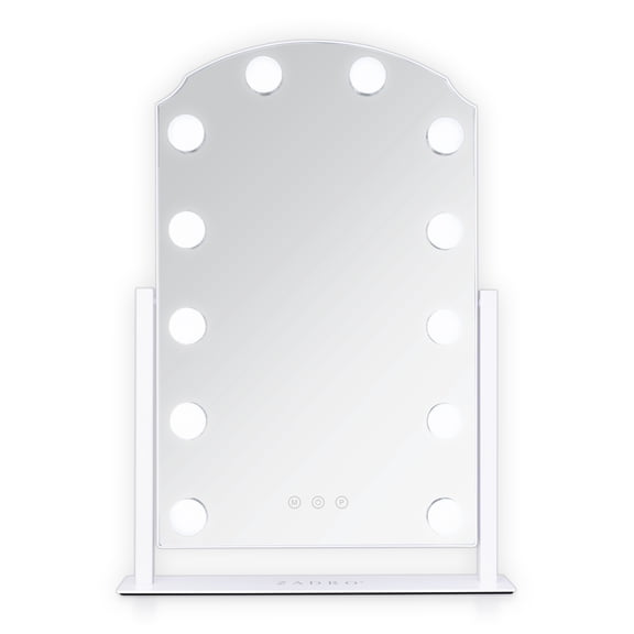 Zadro Scalloped Edge Hollywood LED Vanity Mirror 12" x 19"