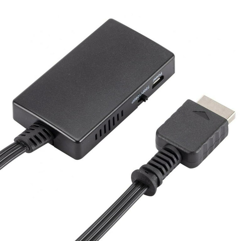 PS2 to HDMI Adapter PS2 HDMI Cable PS2 to HDMI Converter Supports 4:3/16:9 Aspect Ratio Switching. Suitable for PlayStation 2 HDMI Cable, PS2 to HDMI