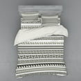 thumbnail image 2 of Ambesonne Abstract Bedding Set 3 Pcs, Motif, Twin, Army Green Cream White, 2 of 3