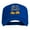 Royal, variant on Best Buds Smile Faces Embroidered Mesh Cap - Red OSFM