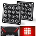 thumbnail image 1 of 16 LED Cuadrado Señal de giro Indicador de marcador lateral Luz trasera de freno para camión todoterreno rojo BR Rojo Verde, 1 of 5