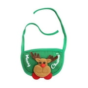 Sprifallbaby Pets Christmas Neckerchief Bandana Adjustable Cartoon Elk Necktie Dog Scarfs Puppy Cat Pet Bibs