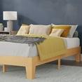 thumbnail image 3 of Flash Furniture Evelyn Collection Wood Platform Bed Frame, Natural, Queen, 3 of 11