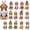 Beagle, variant on Interchangeable Seasonal Animal Wooden Decor Set, 10-Inch Dog Figurine with 12 Holiday Accessories for Tiered Tray, Desk, Table and Farmhouse Decor