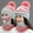 Pink, variant on Vadktai 3 in 1 Warm Thick Knitted Beanie Hat Scarf and Mask Set, Slouchy Snow Knit Cap Infinity Scarves for Women, Fashion Women Winter Knitted Hat Thickened Woolen Cap with Warm Mask and Neck Scarf
