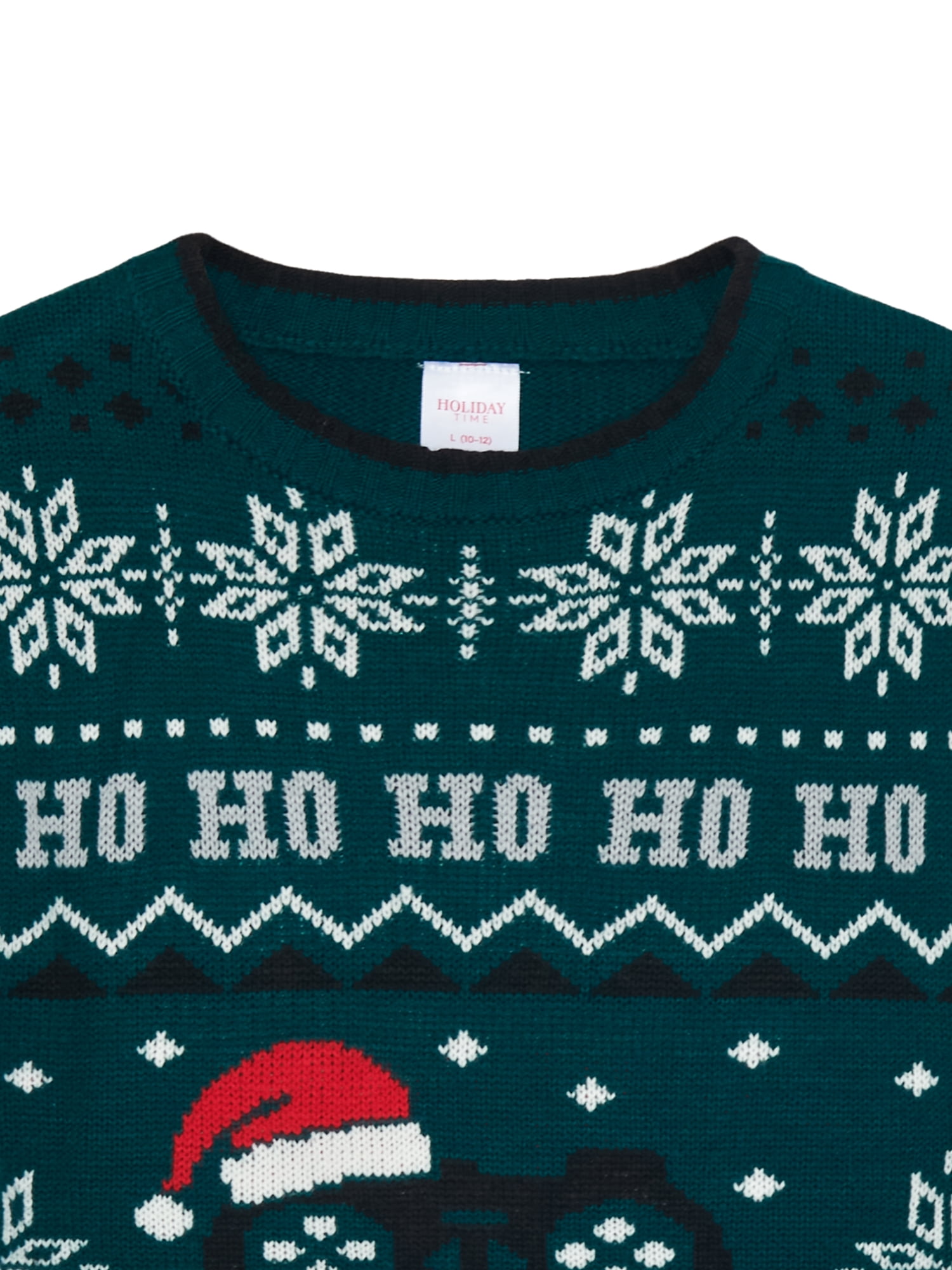 Holiday Time Boys Christmas Sweater, Sizes 4-18 & Plus