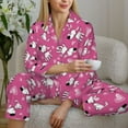 thumbnail image 6 of Uemuo Love Dog Pattern Womens Pajama Sets,PJ Set for Women,Pajamas for Women Logo,Long Sleeve Pajama Set for Women,Soft Long Sleeve Top With Pants-Medium, 6 of 9