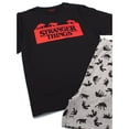 thumbnail image 5 of Stranger Things - Set de Pijama Corto para Hombre (Negro, Rojo, Gris), 5 of 5