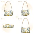 thumbnail image 7 of FORMRS Womens Shoulder Bag with Chain Strap Clutch Purse Cute Tote Handbag, Yellow Floral, 7 of 7
