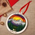 thumbnail image 5 of Mountain Range Stained Glass Suncatcher Ornament – Ornament Gift for Family, Friends, Men & Women, Christmas 2025 Keepsake, 5 of 6