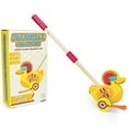 thumbnail image 6 of Imagination Radical Racers Top Duck Wooden Push-Along Walking Toy, 6 of 6